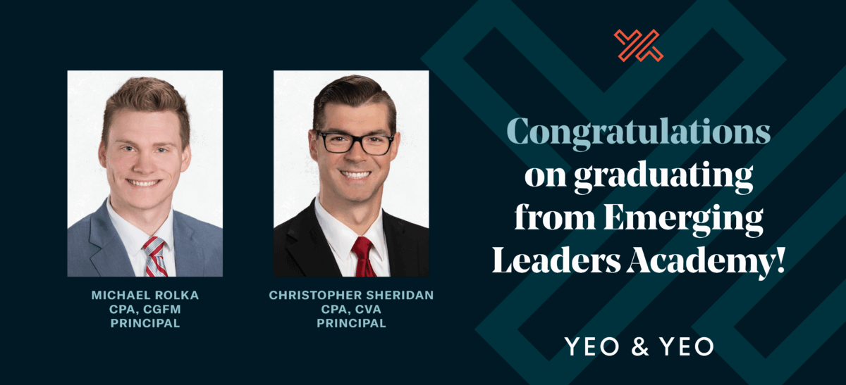Michael Rolka and Chris Sheridan Graduate from Emerging Leaders Academy